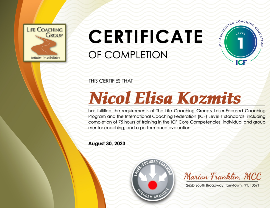 Life Coaching Group Certification