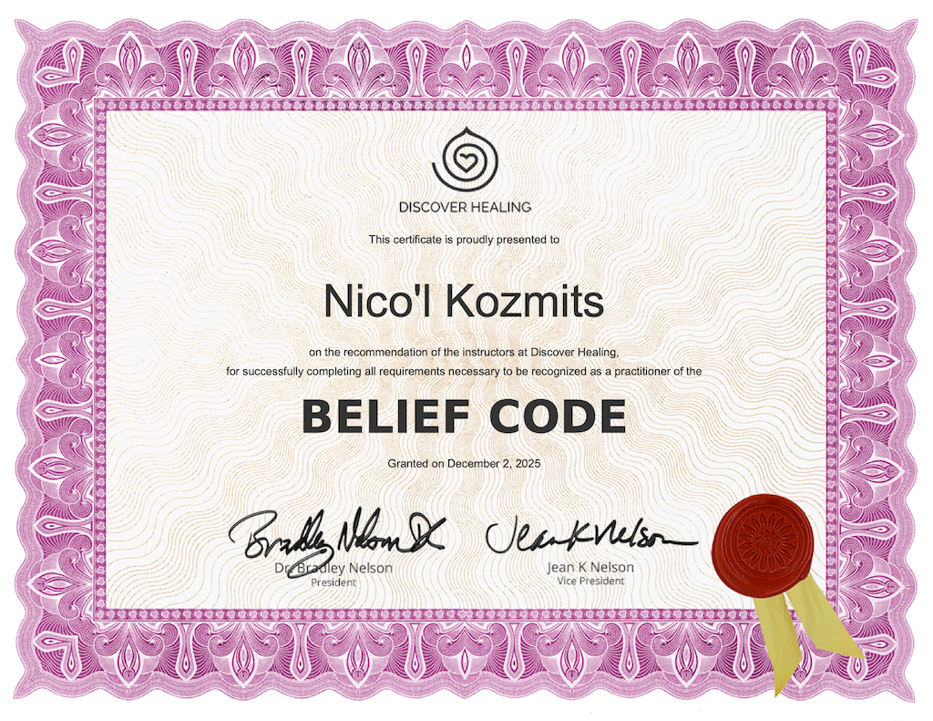 The Belief Code Certification - Nico'l Kozmits