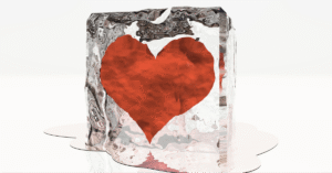 Heart with ice around it. Heart-Wall Blog Featured Image