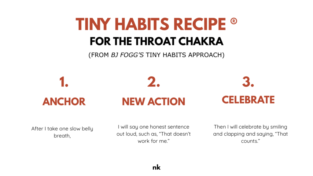TINY HABITS FOR THROAT CHAKRA BLOG GRAPHIC