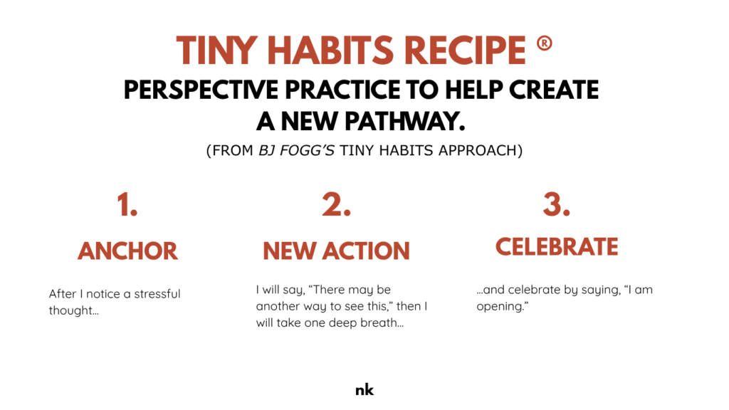 Tiny Habits Recipe for Perspective